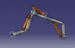 hydrauiic Robot arm