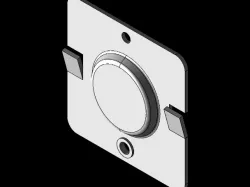 Keystone_5240_C Cell Button Battery Contact_Positive