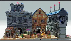 Lego Modular Medieval City