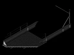 Loading Platform for buildings under construction