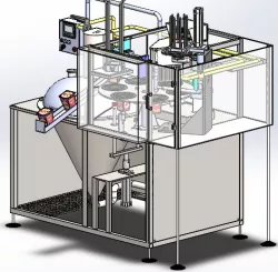 machine de conditionnement rotative (Doseuse, operculeuse, soudeuse)