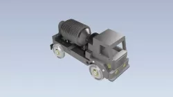 Machined Cement-Truck (Caminhão Betoneira SENAI)