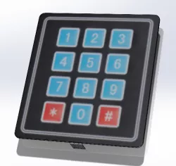 Membrane 3x4 Matrix Keypad