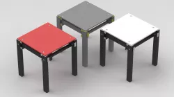 MILITARY STOOL 1923 MILITAIRE KRUK by GERRIT RIETVELD