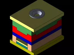 Mold design for plastic part
