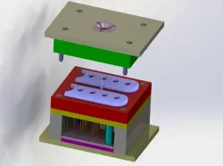 Mold design for shoe_rack