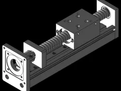 NEMA17 ball screw n linear rail linear module