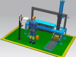 OIL DIPPING SEMI AUTOMATIC MACHINE