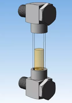 Optical oil level indicator