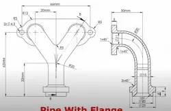 Pipe With Flange.