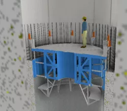 Power shaft slip formwork
