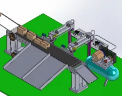 Product Sorting Conveyor - ( Motion Analysis)