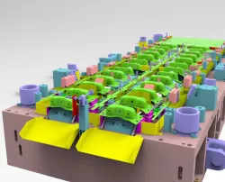 Progressive Die Example 16 - CAD MODEL