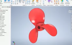 Propeller in Autodesk Inventor | Fan Blade in Autodesk inventor | Autodesk inventor for beginners