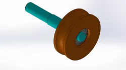 pulley on rod