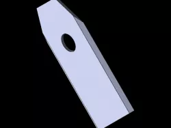 Robot mower blade