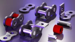 ROLLER CHAIN 08B-1 DIN - ATTACHMENT A1