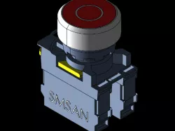 Scram button switch connection box button
