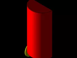 Simple cylinder engine motion