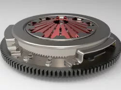 Single plate friction clutch