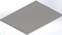 Steel grille platform - krata pomostowa WEMA 1000x800, 34x38