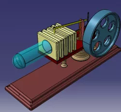 Stirling Engine - Alpha Type
