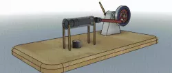 Stirling engine model