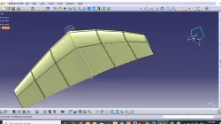 Surface modelling main wing of glider
