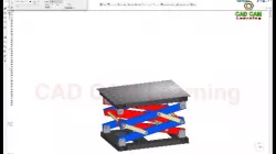 Table Adjustable Height by Piston (Lifting Mechanism)