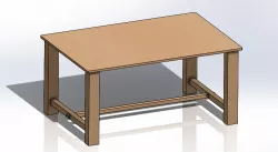 Table size 1.5 x 1 m