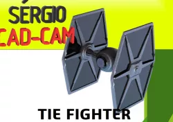 Tie Fighter - Star Wars - Sérgio CAD CAM