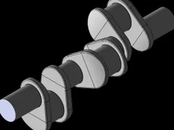 V6 engine Crank Shaft