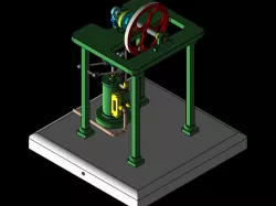 VERTICAL CROSS SINGLE STEAM ENGINE BORE
