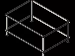 Weldment frame