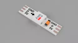 WS2812B, 4 mm wide, white, 60 LEDs per meter