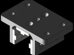 1" T Slot Flat Slide Bearing