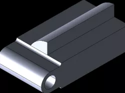 14. Surface milling- random shapes (PTC Creo 6.0, Manufacturing)