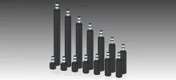 Abstandhalter M2,5 IG-AG - PA 66, schwarz