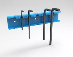 Allen Key (Snap in) Holder 3D Printed