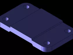 Belt Roller Support Assembly in Solidworks