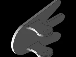 Bird feet(connected to motor with width = 25mm)