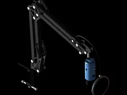 Blue Yeti Microphone on Boom Arm