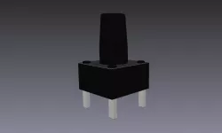 Button black 6mm