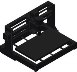 CNC 3018 Max metal, 3D CAD Model Library