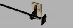 Curtain rod hanger