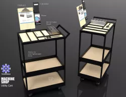 Custom Machine Shop Utility Cart