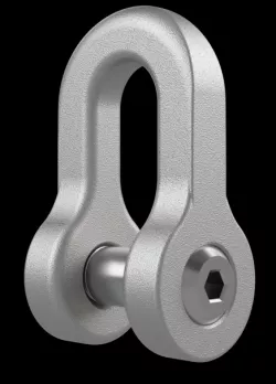 D Shackle with Countersunk Pin