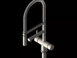 Deck mounted flexible hot and cold Kitchen faucet