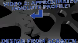 Equation Driven Involute Spur Gear W/ Approximated Involute Profile - Video 2