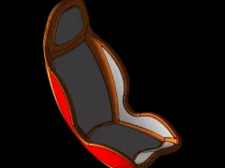 F1 car bucket seat